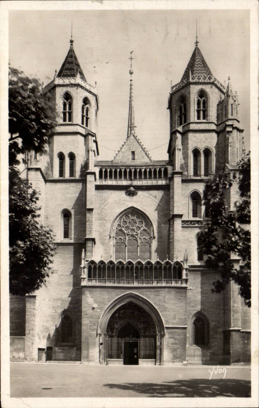 CPA Dijon Eglise Sainte Benigne 