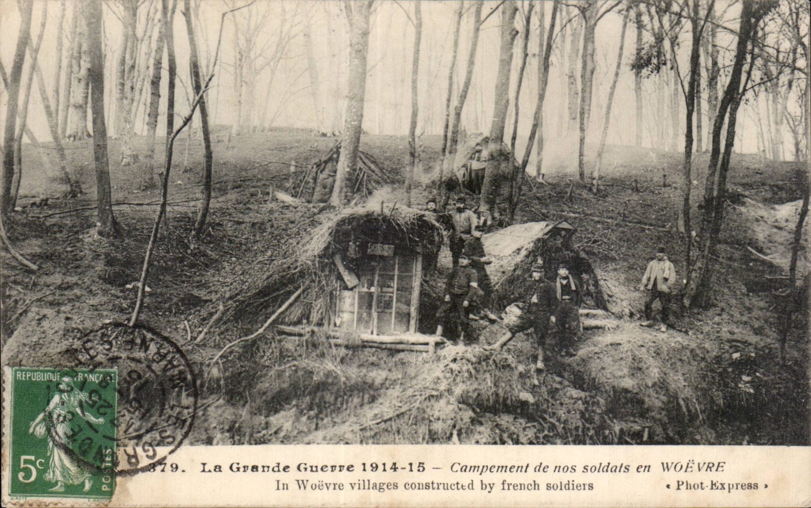 CPA el gran acampar de la guerra 1914 de nuestros soldados en Woevre
