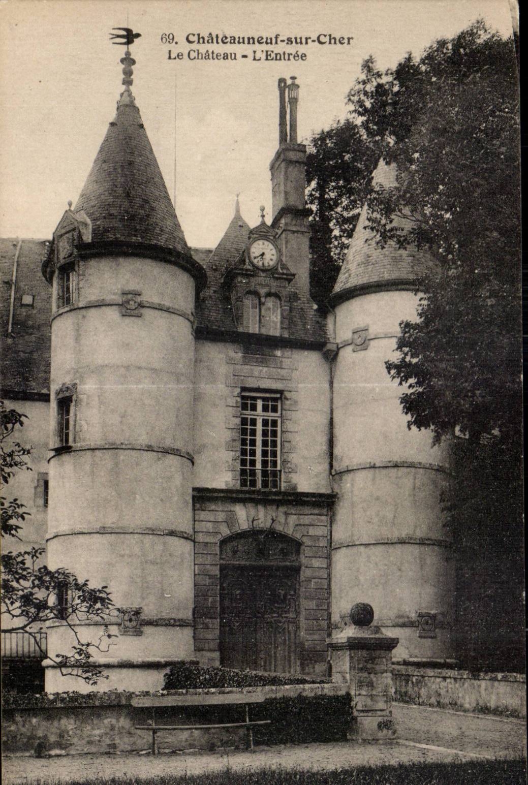CPA Chateauneuf on Dear the castle Entering