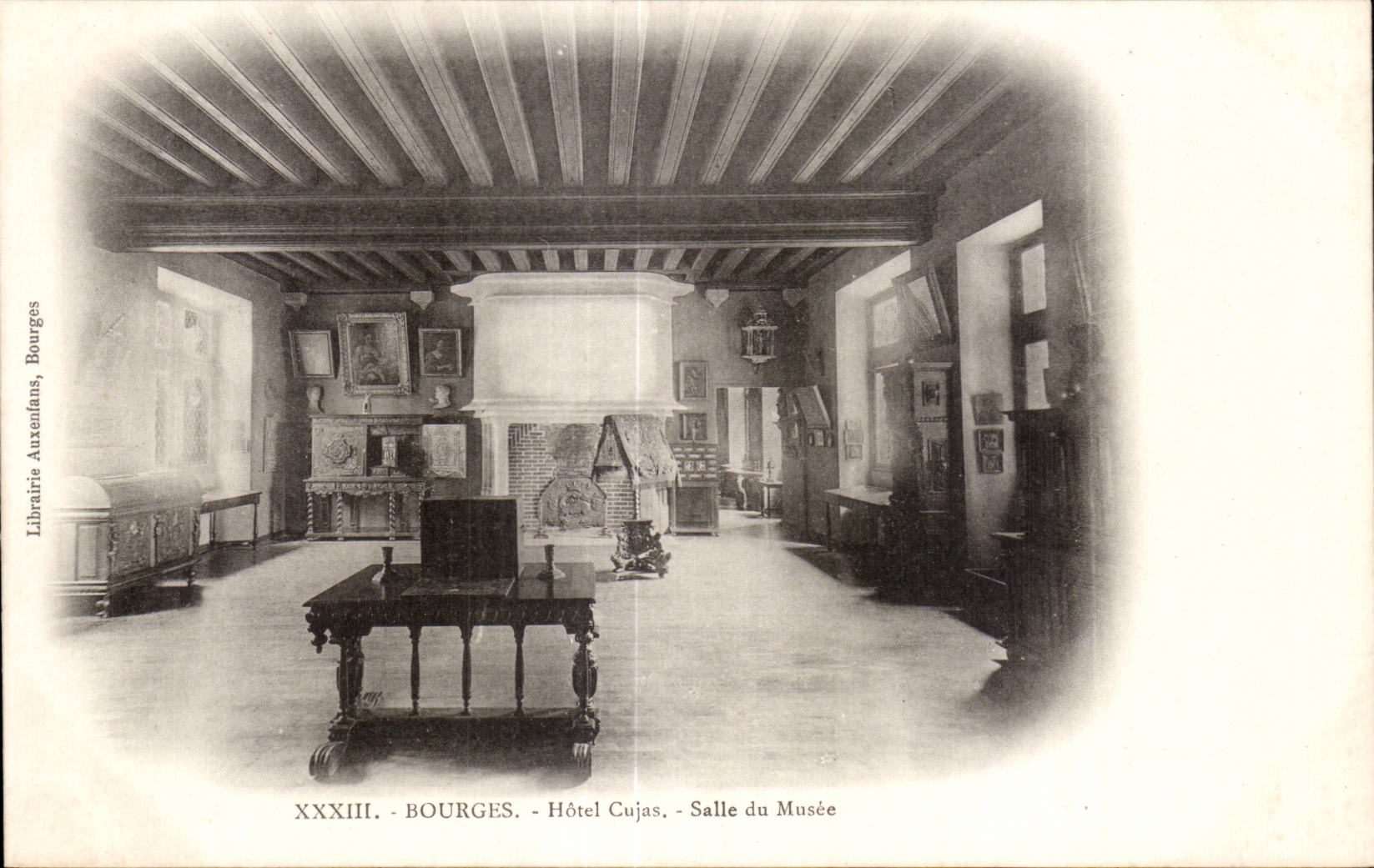 CPA Bourges Hotel Cujas Room of the museum