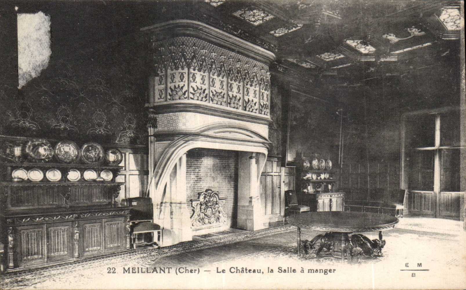 CPA Meillant the castle dining room