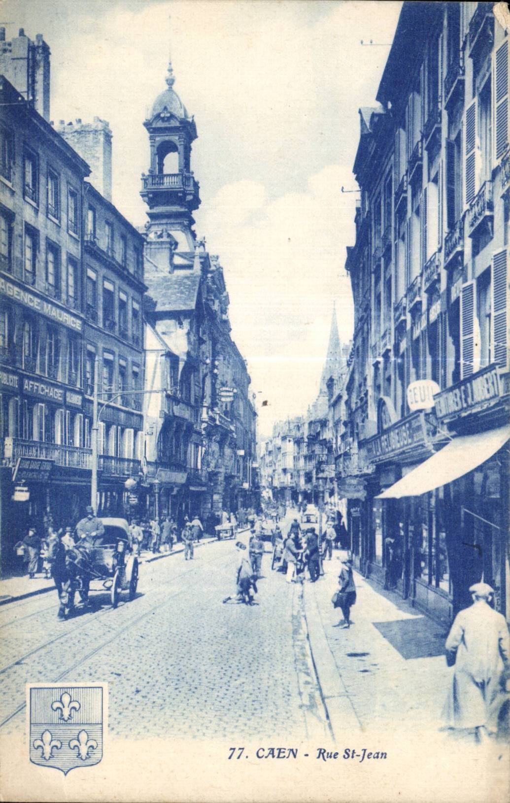 Caen - St Jean CPA de la calle