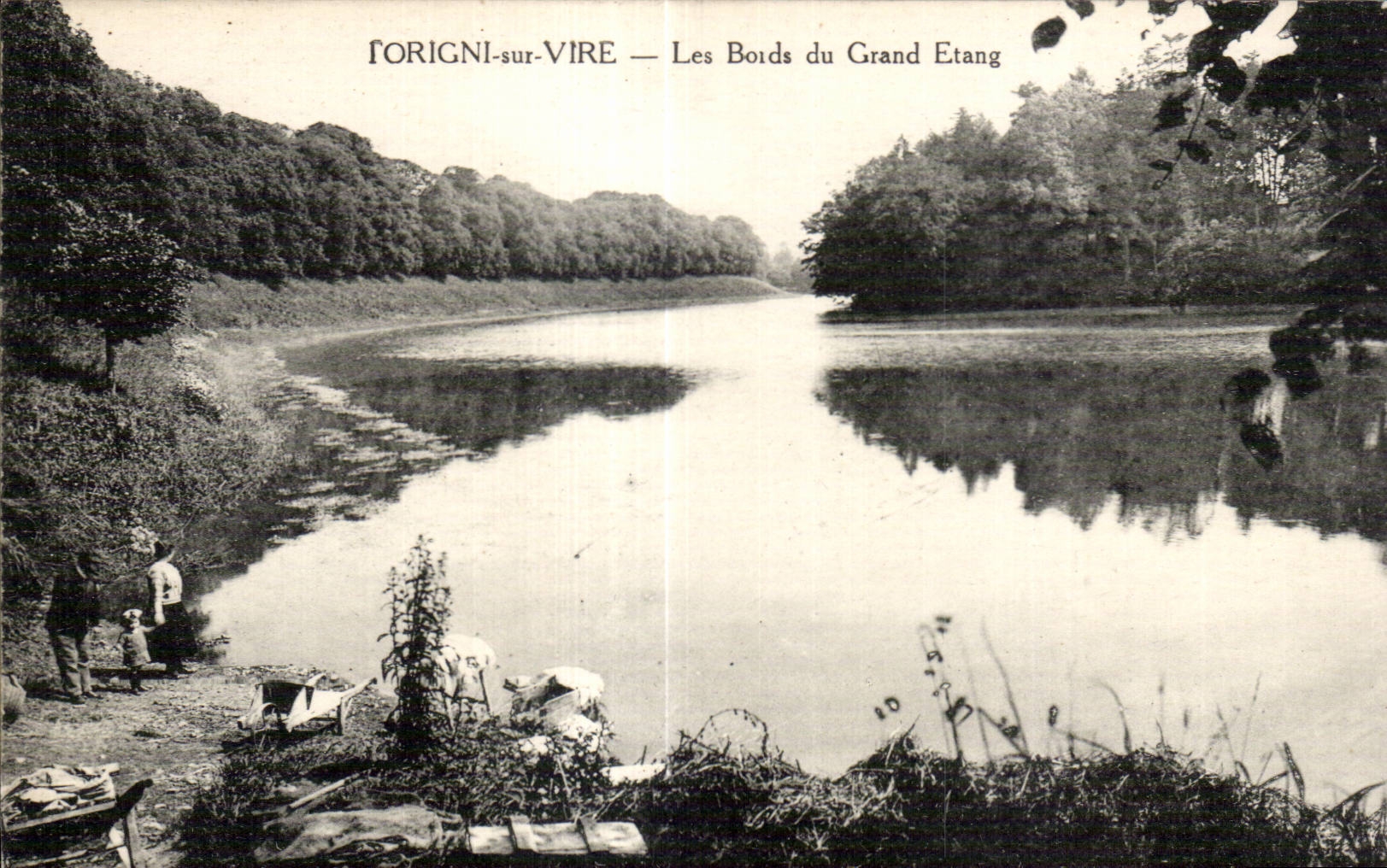 Porigni sur Vire - Les Bords du Grand Etang - CPA