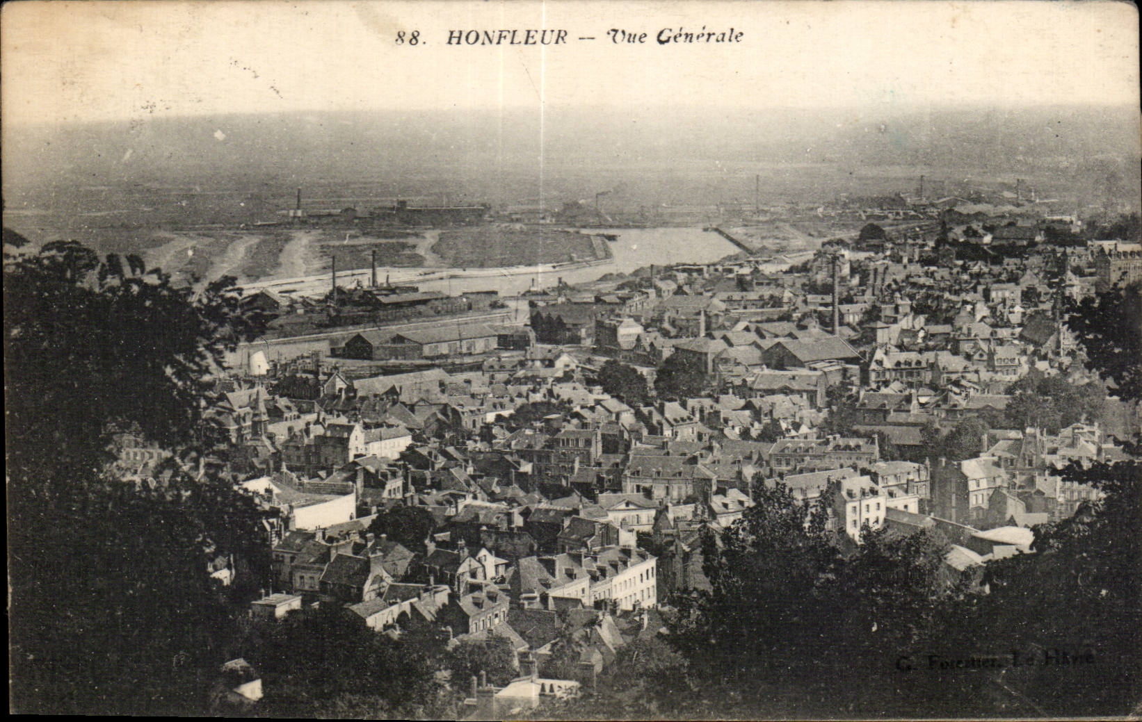 Honfleur - Vue Generale - CPA