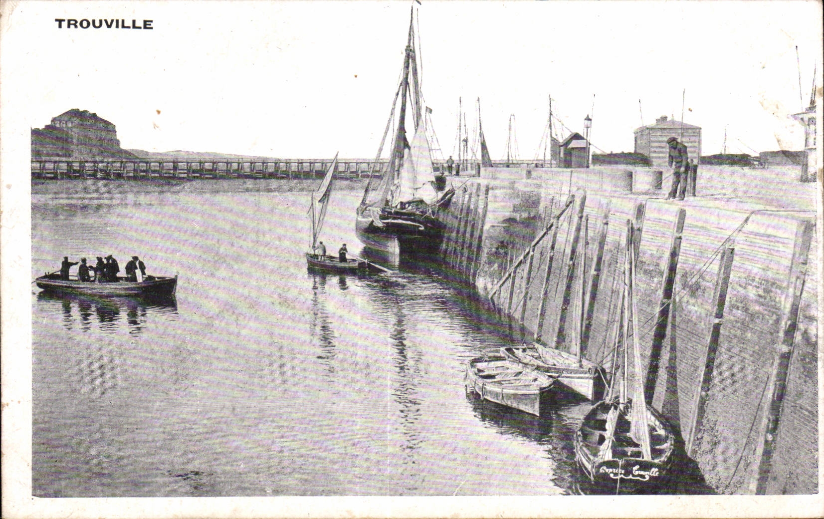 Trouville - Le Port - CPA