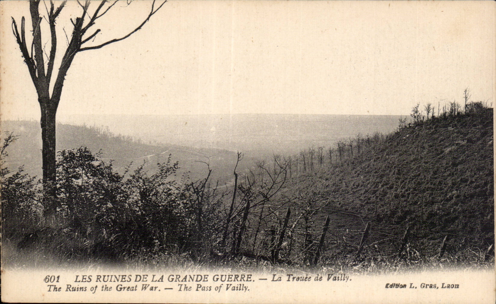 CPA Militaria the Great War 1914 La trouee of Vailly