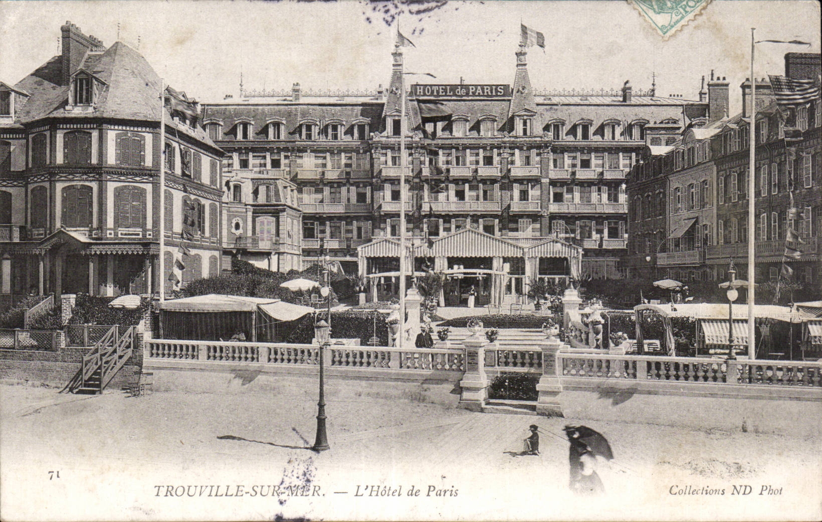 Trouville - L Hotel de Paris - CPA 