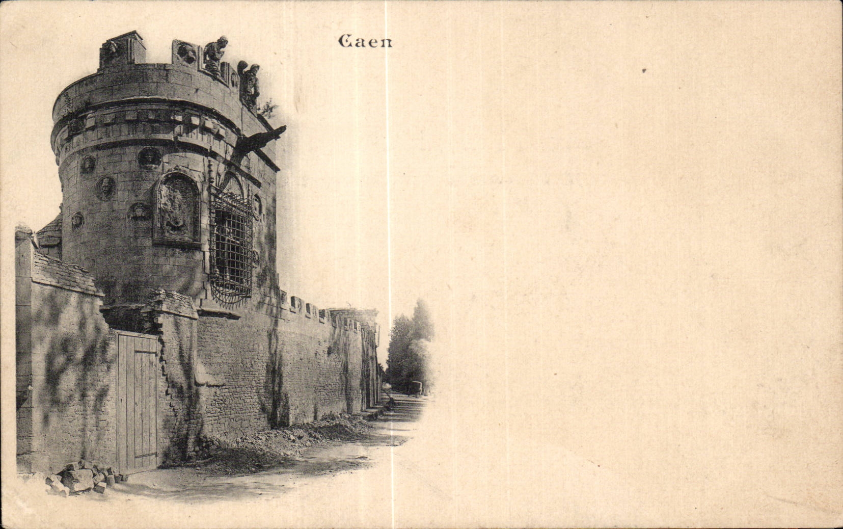 Caen - the Tower - CPA