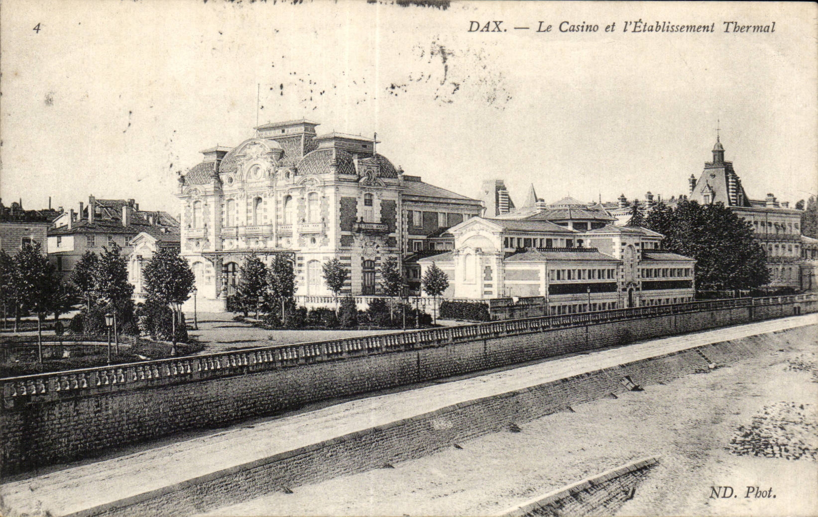 Hossegor - the Casino and Hydropathic establishment - CPA