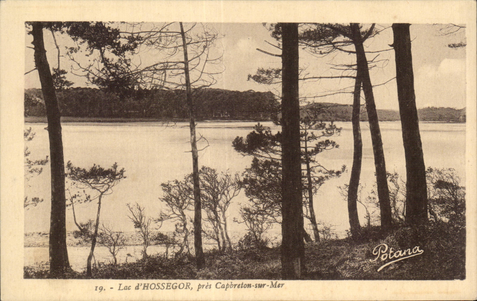 Hossegor - the Lake - close Capbreton on Sea - CPA