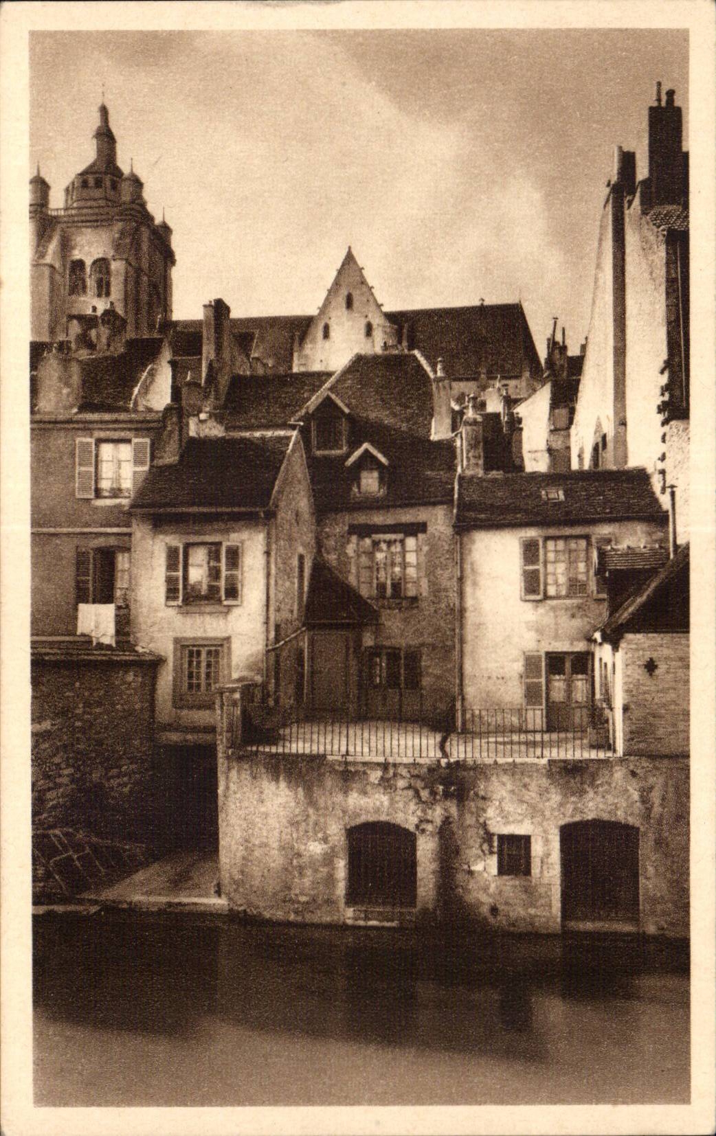 Pare - Native House of Pasteur - Frontage on the Canal of the Tanners - CPA