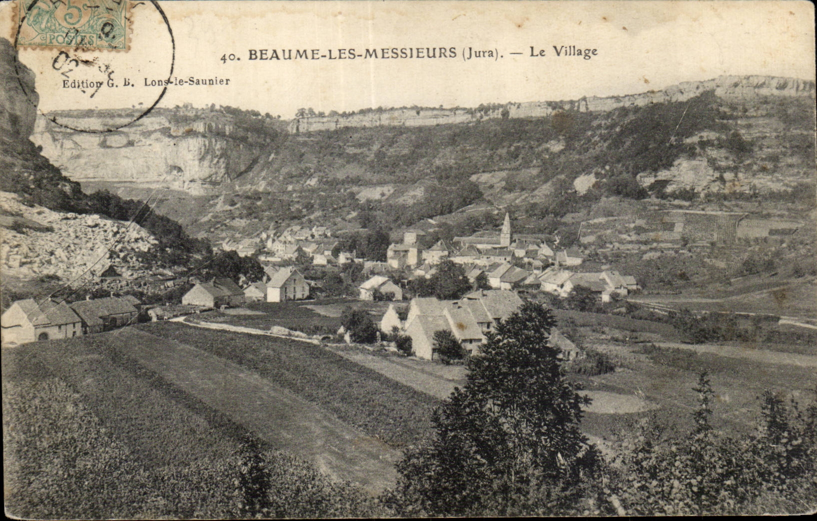 Beume les Messieurs - Le Village - CPA