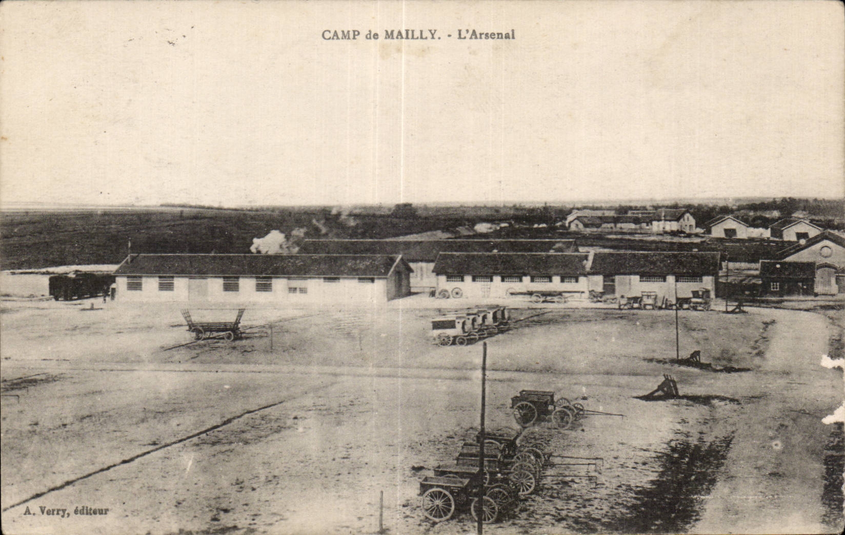 Campo de CPA Militaria del arsenal de Mailly