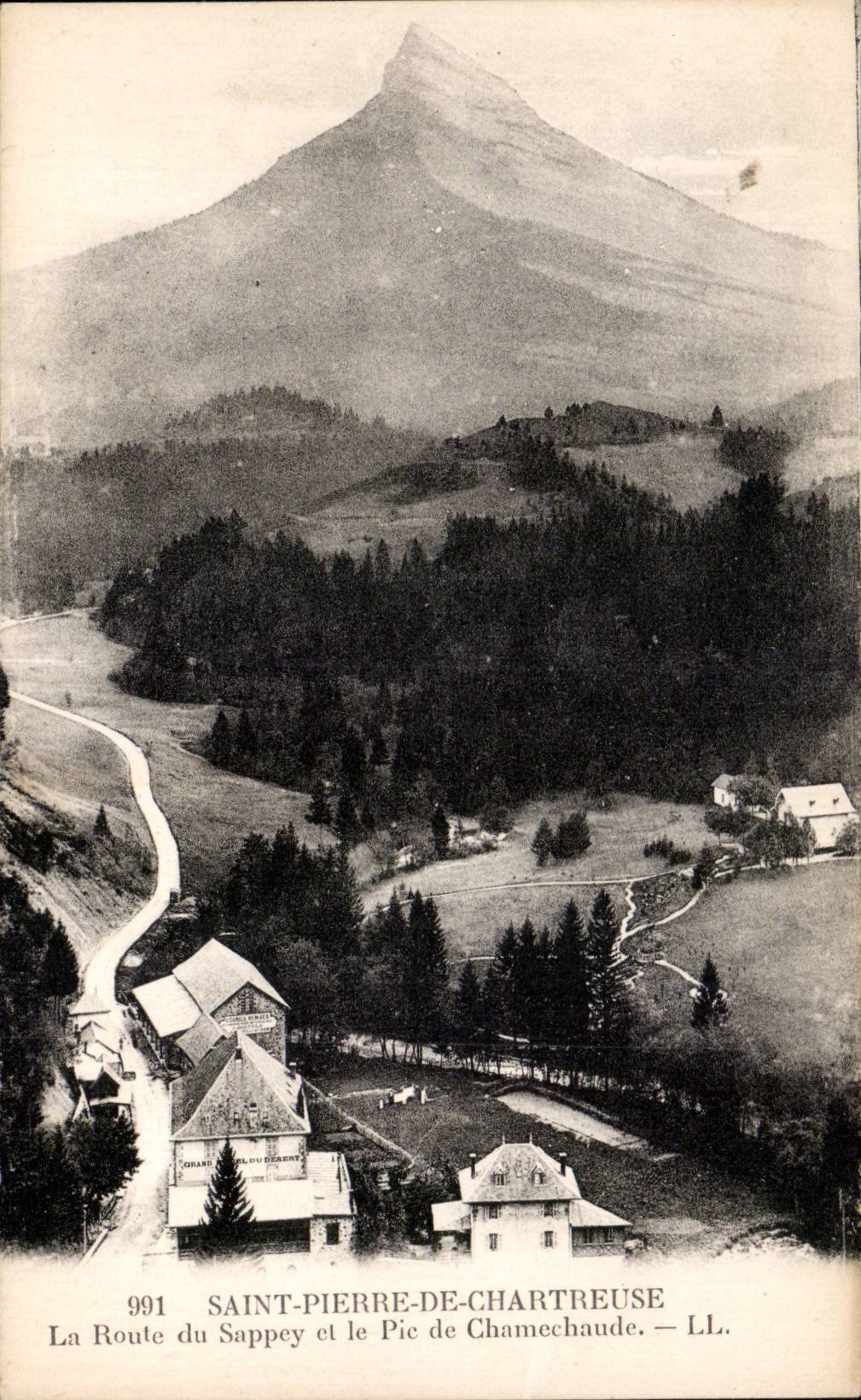 St Pierre de Chartreuse - the Road of Sappey - CPA