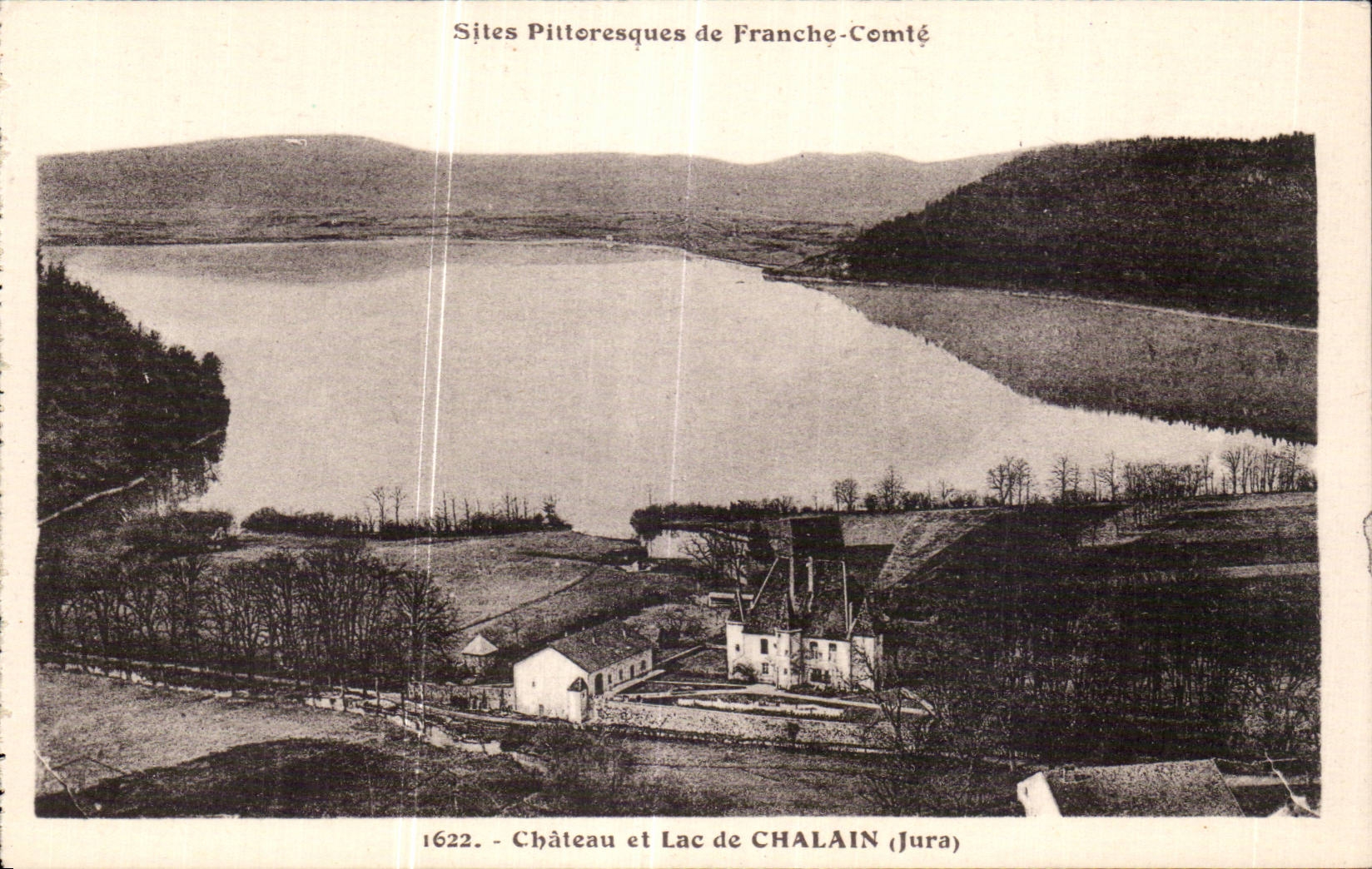 Chalain - Castle and the Lake - CPA