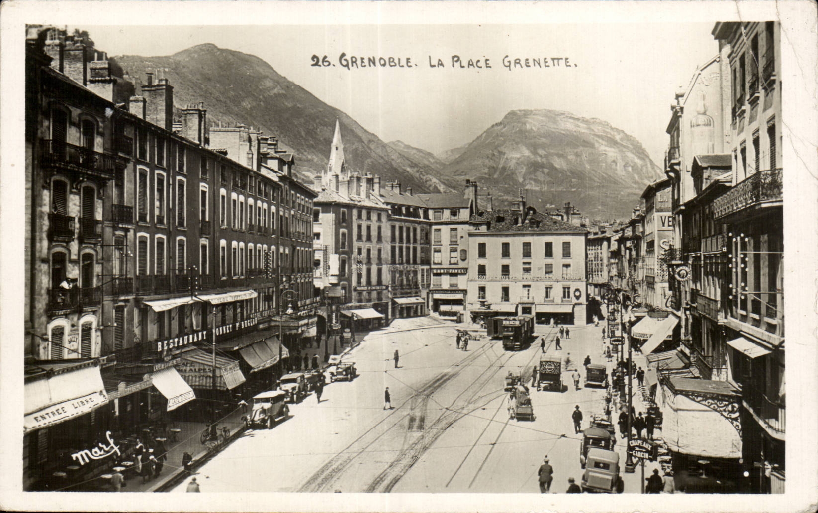 Grenoble - La Place Grenette - CPA 