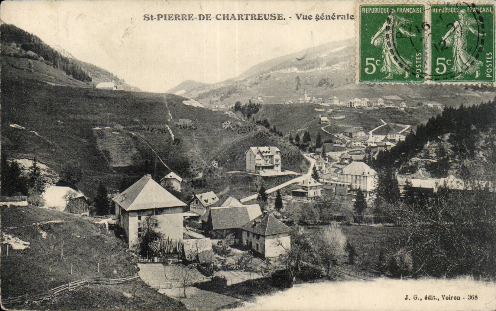 Saint Pierre de Chartreuse - View - CPA