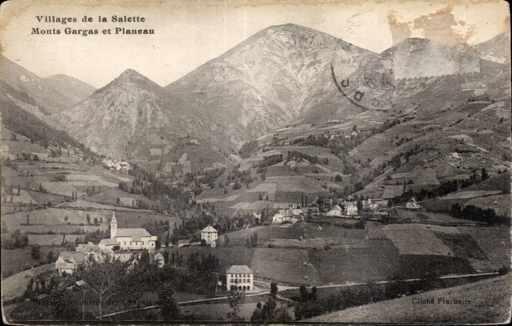 Village of Salette - Mounts Gargas and Planeau - CPA