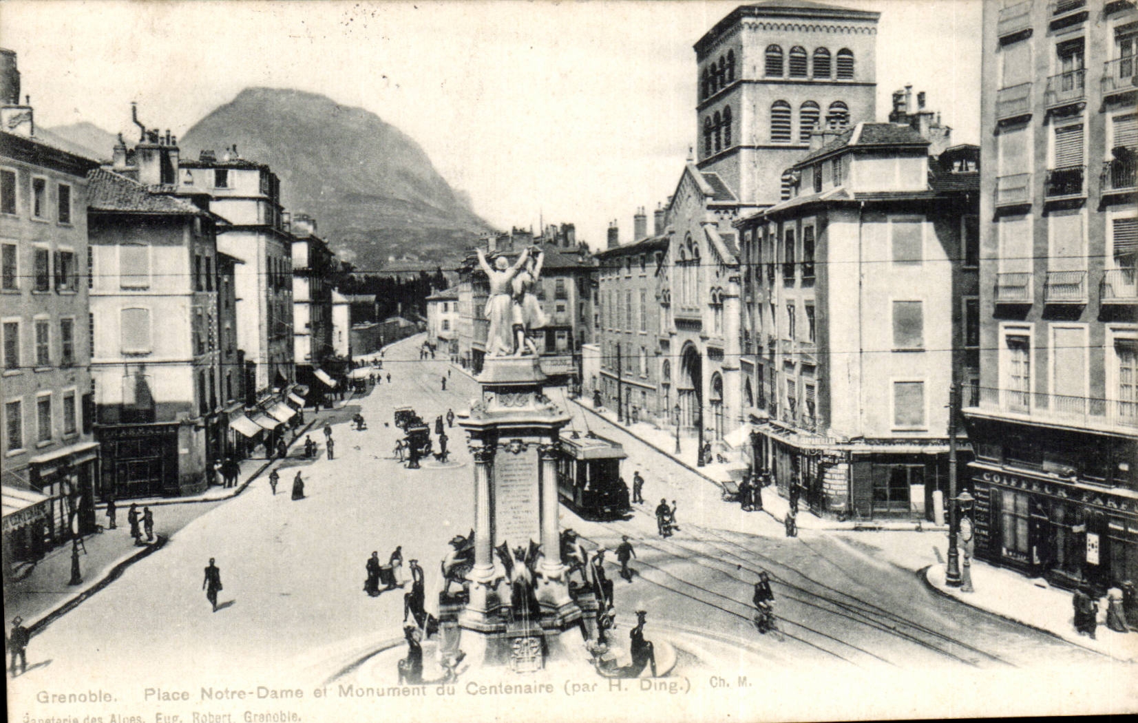 Grenoble - Place Notre Dame - CPA 