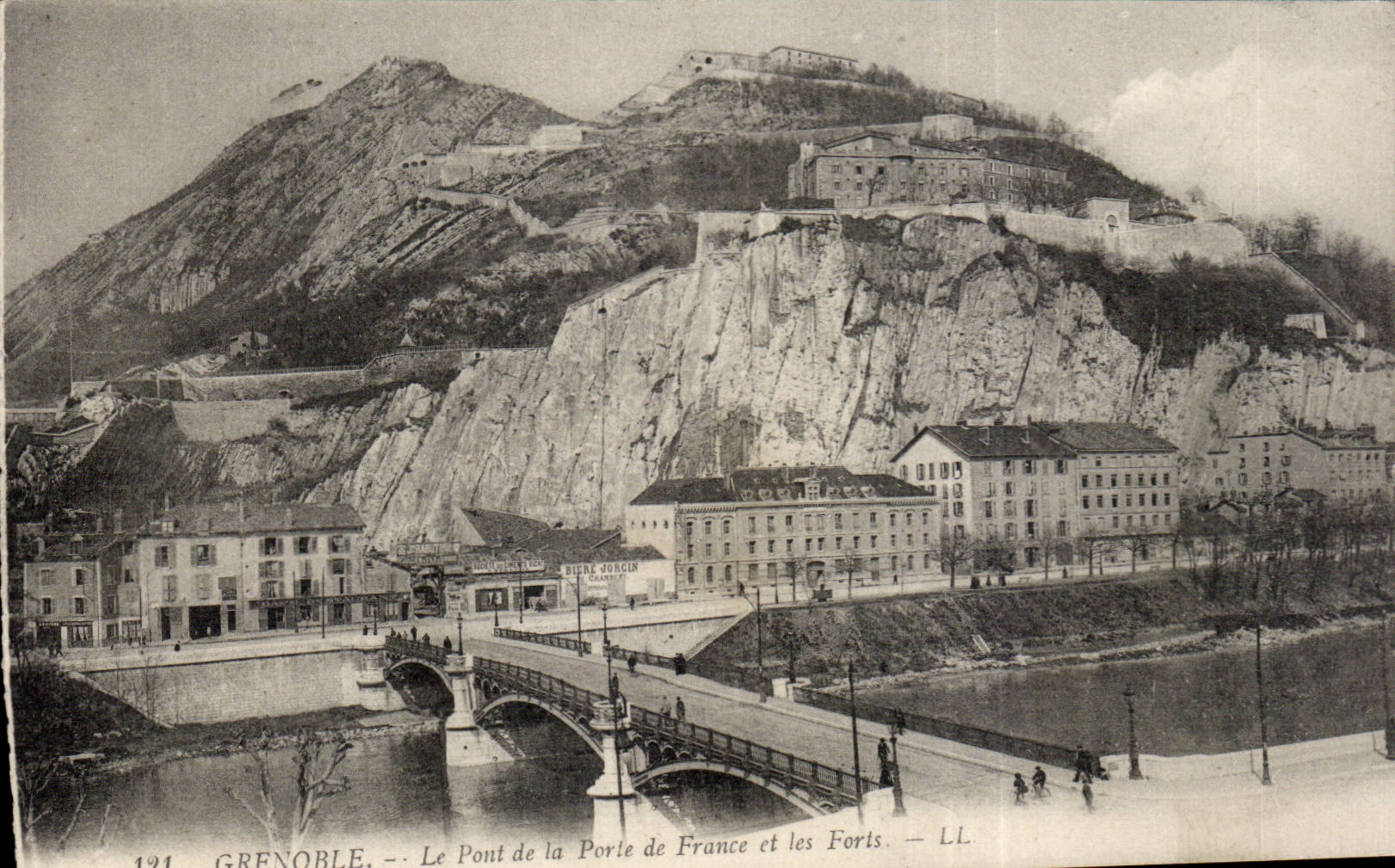 Grenoble - Le Pont de la Porte de France - CPA
