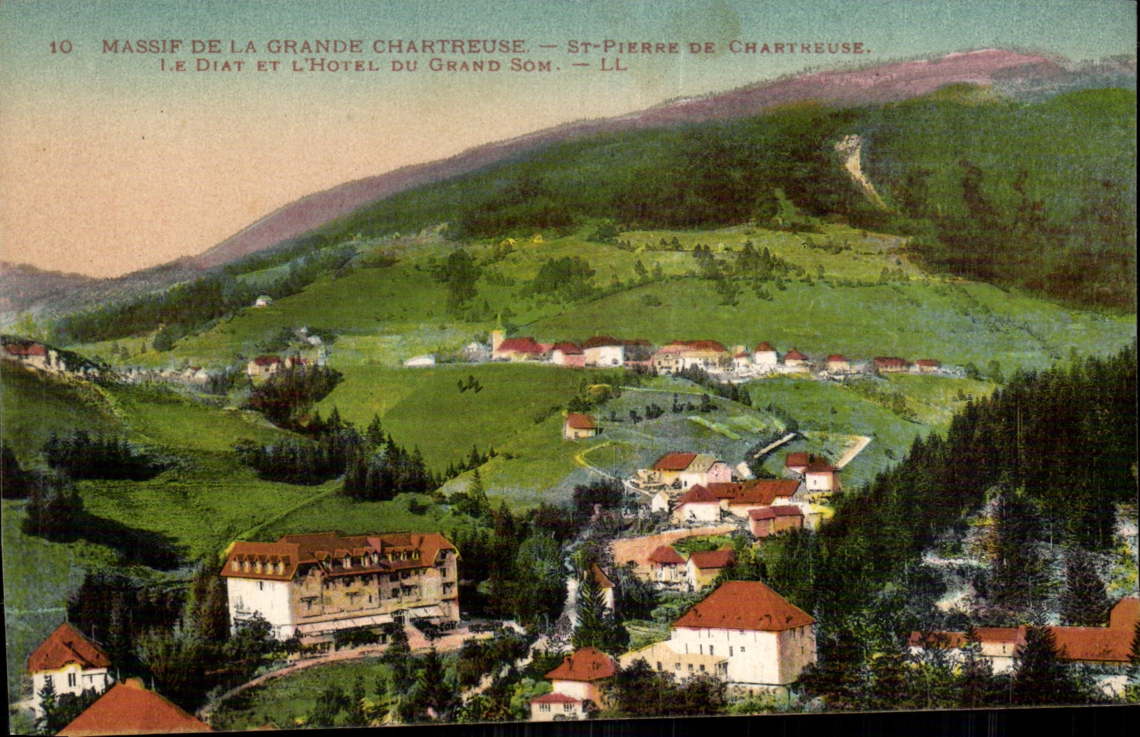 Mountain of Large Chartreuse - St Pierre de Chartreuse - CPA