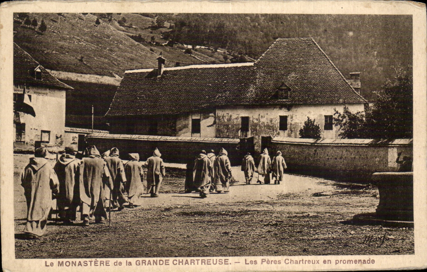 The Monastery of Large Chartreuse - Fathers - CPA
