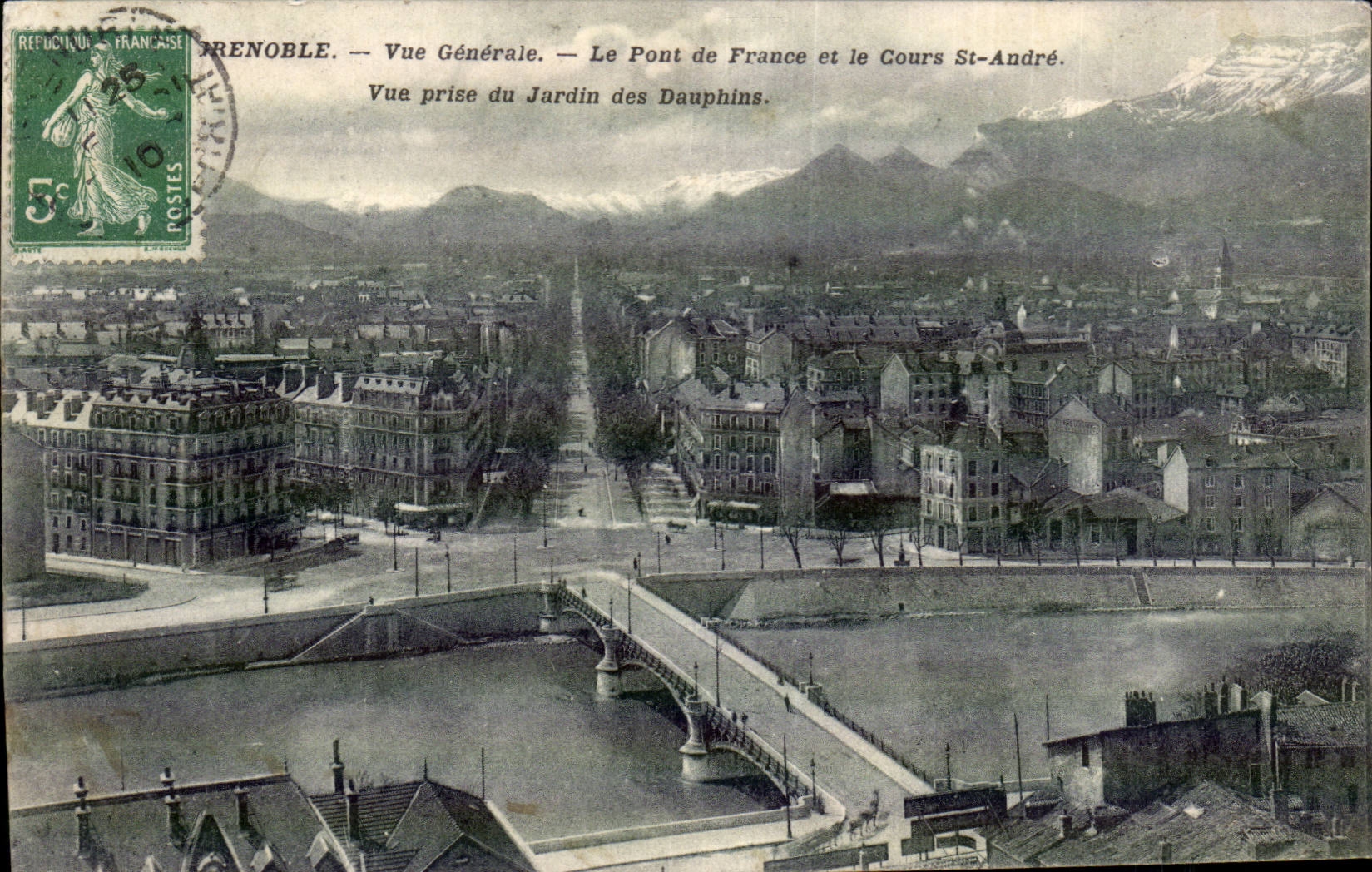 Grenoble - Vue Generale - CPA 