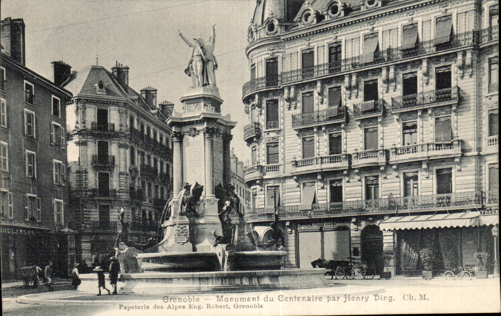 Grenoble - Monument du Centenaire par Henry Ding - CPA