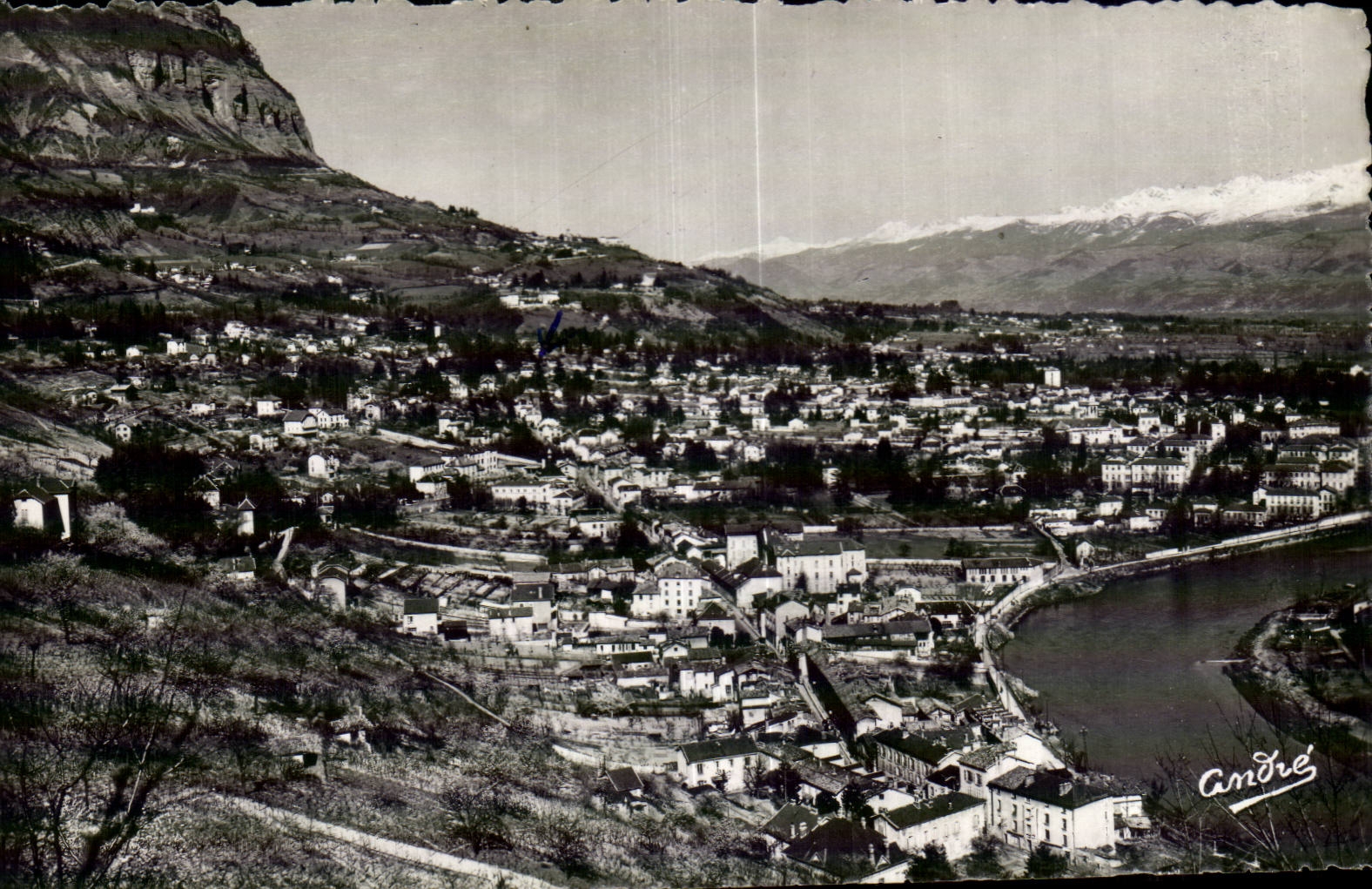 Isere and the Alps - View - CPA