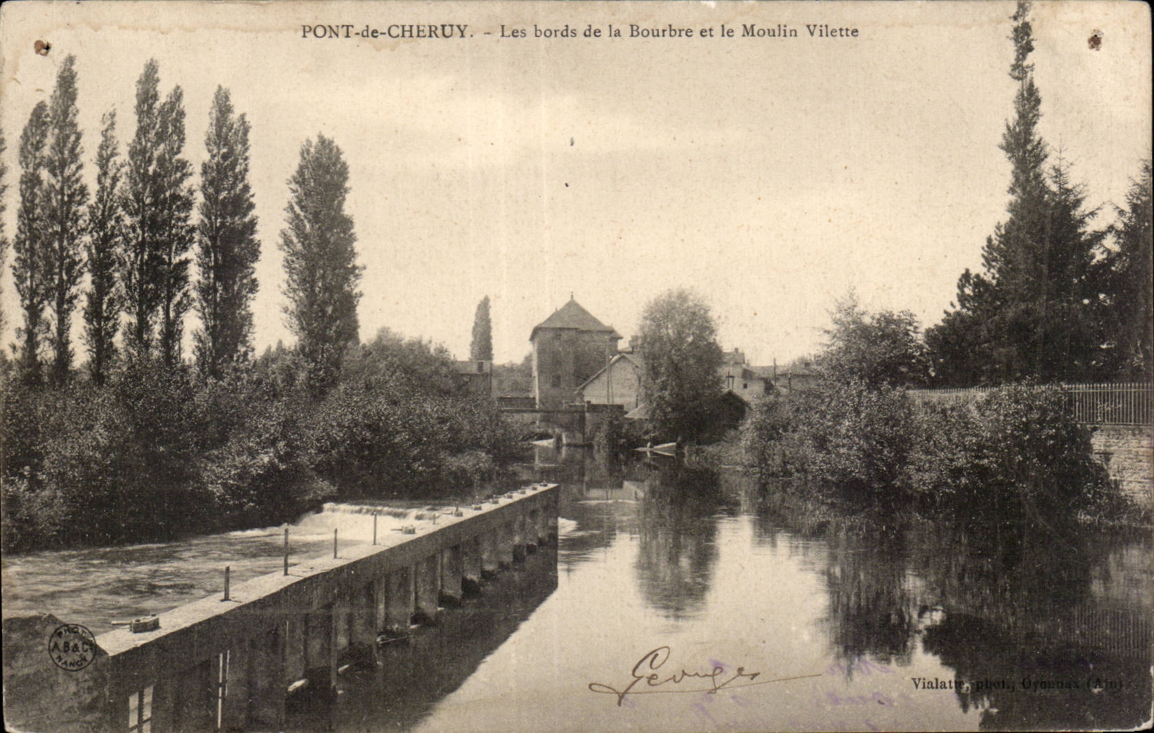 Pont de Cheruy - Edges of Bourbre - Villette Mill - CPA