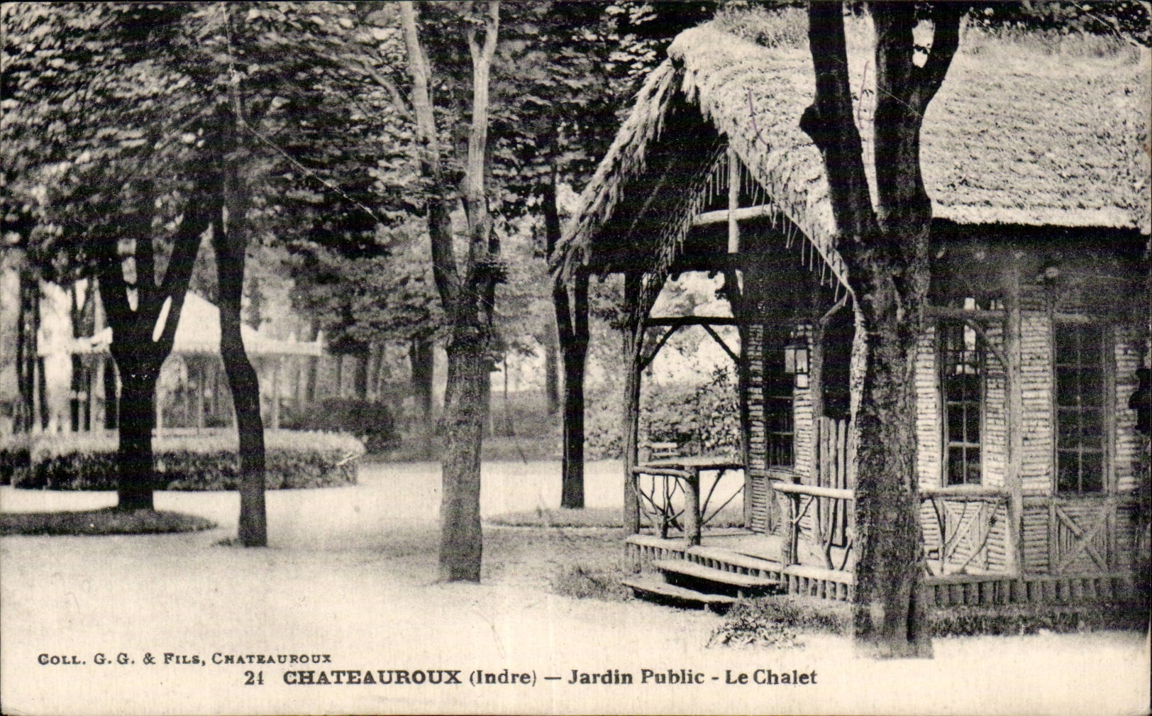 Chateauroux - Jardin Public - CPA 