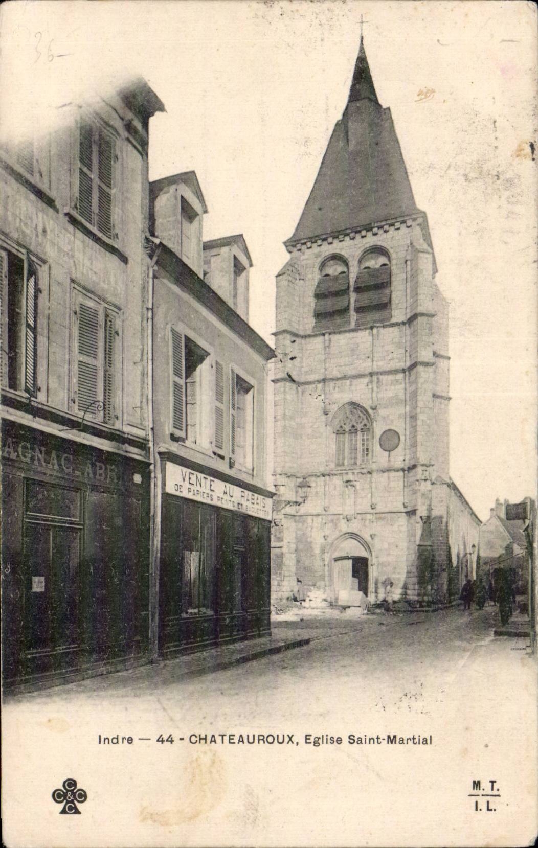 Chateauroux - Eglise Saint Martial - CPA 