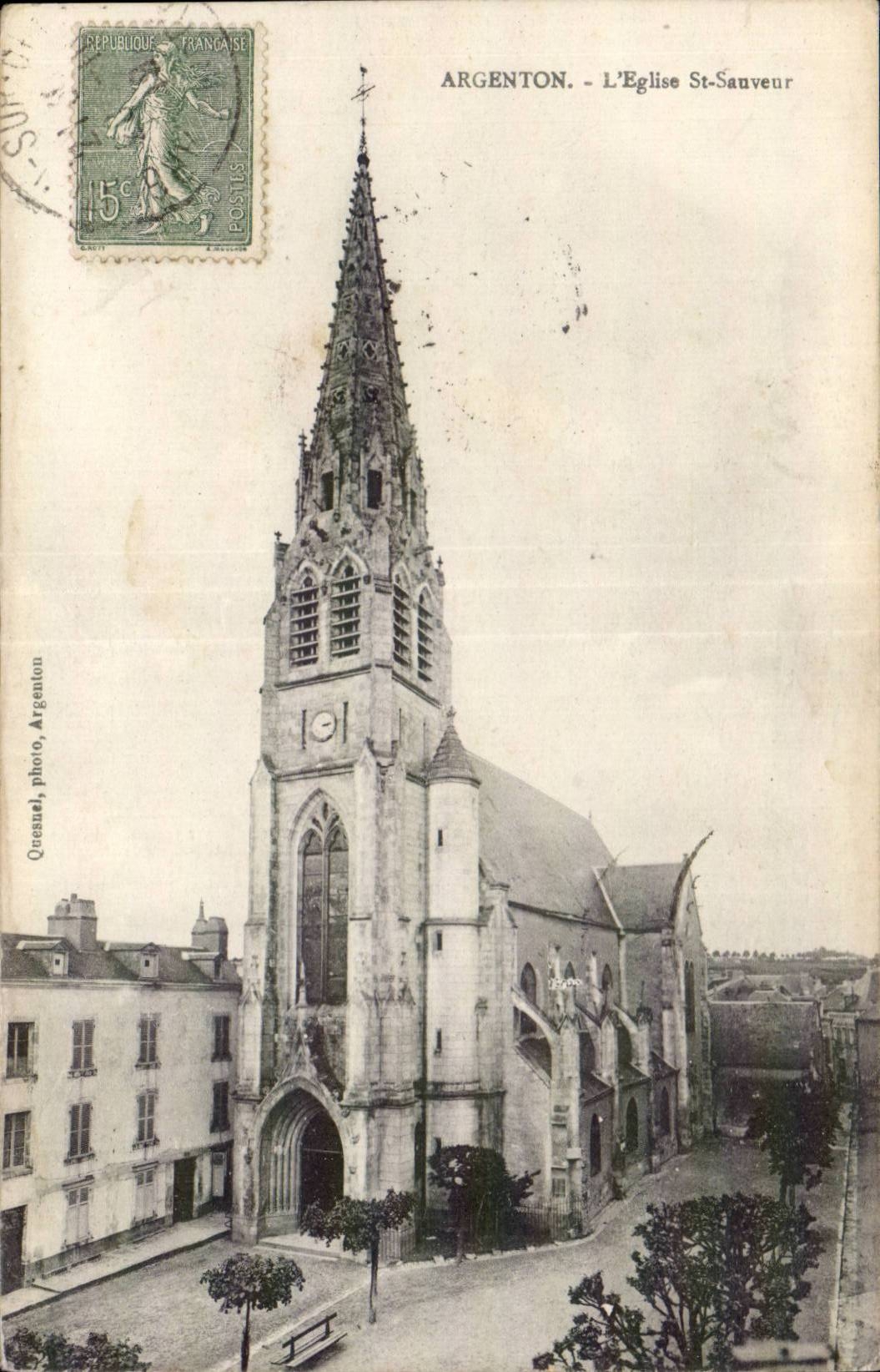 Argenton - Eglise Saint Sauveur - CPA
