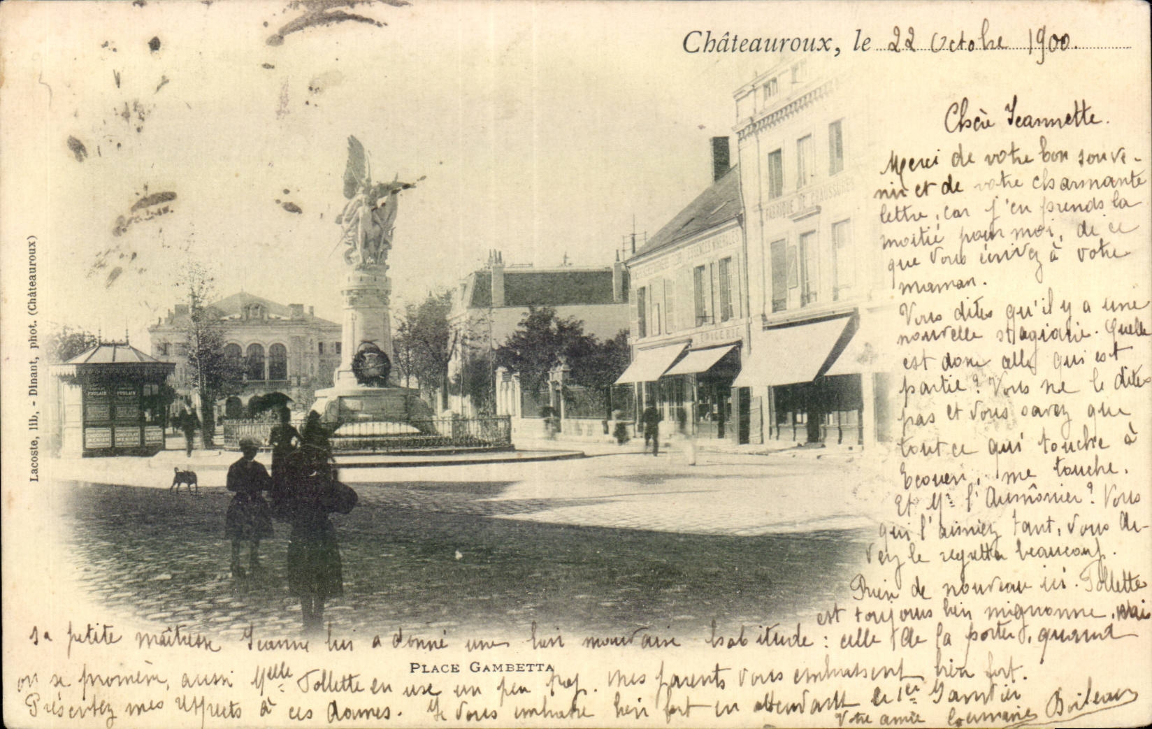 Chateauroux - La Place - CPA 