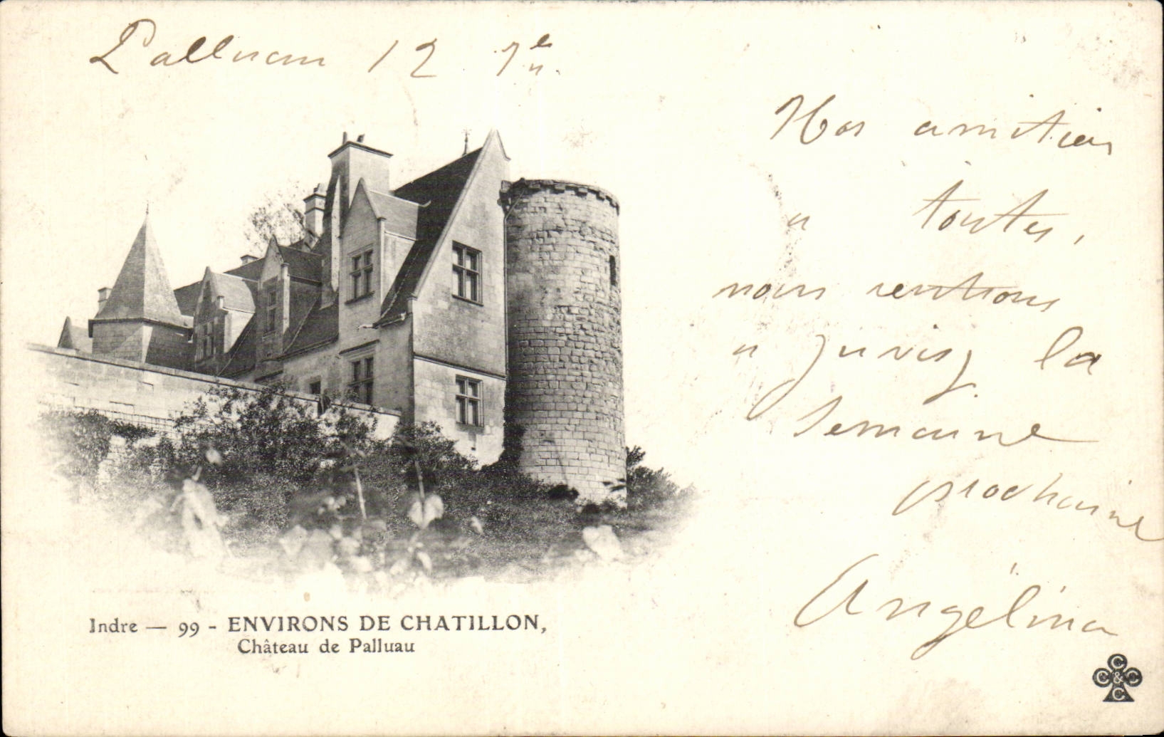 Environs de Chatillon - Chateau de Palluau - CPA