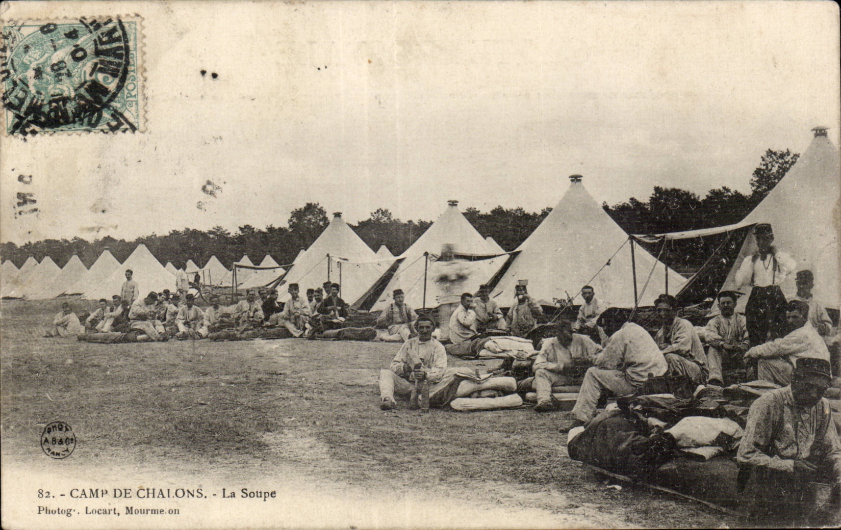 CPA Militaria Camp of Trawl-nets soup