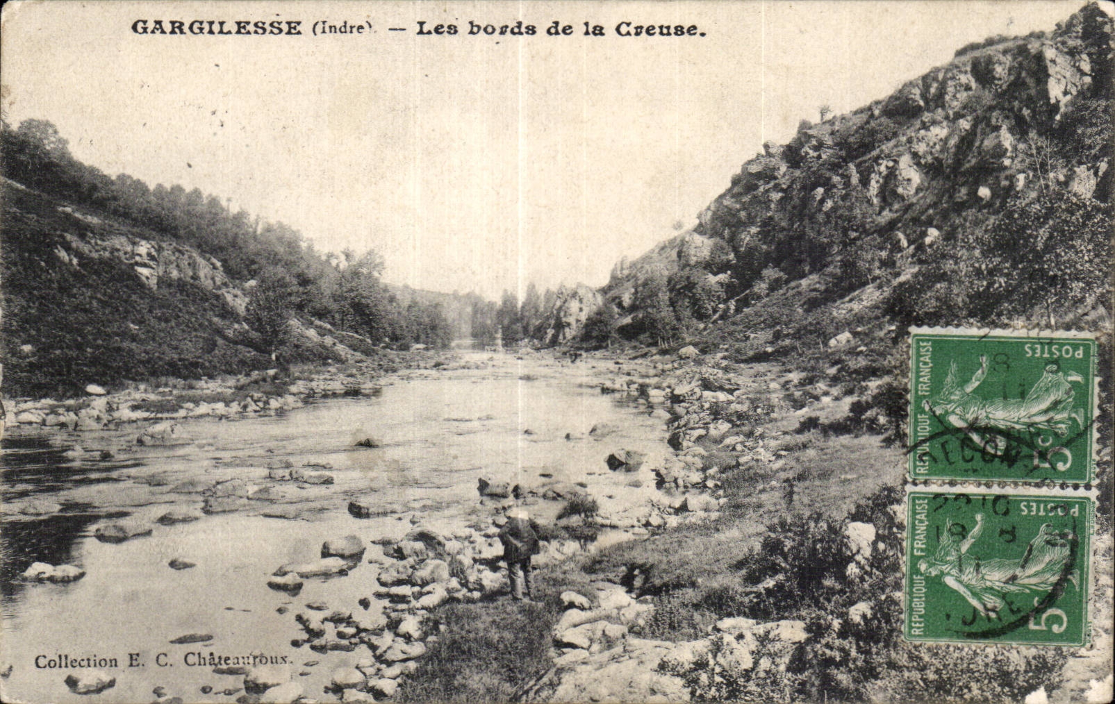 Gargilesse - Les Bords de la Creuse - CPA