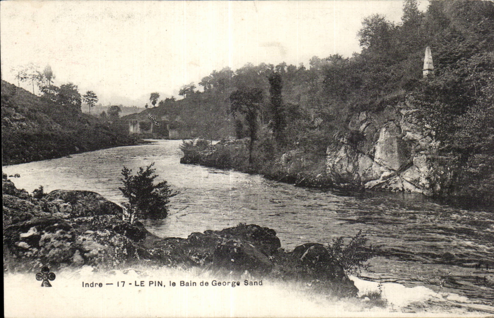 Le Pin - Le Bain de Georges Sand - CPA