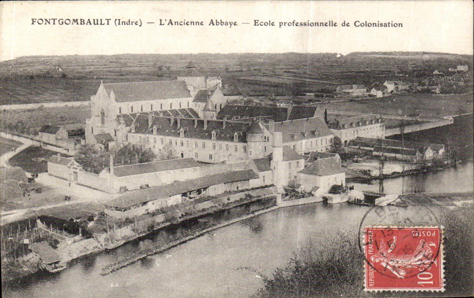 Fontgombault - L Ancienne Abbaye Ecole professionnelle de colonisation - CPA