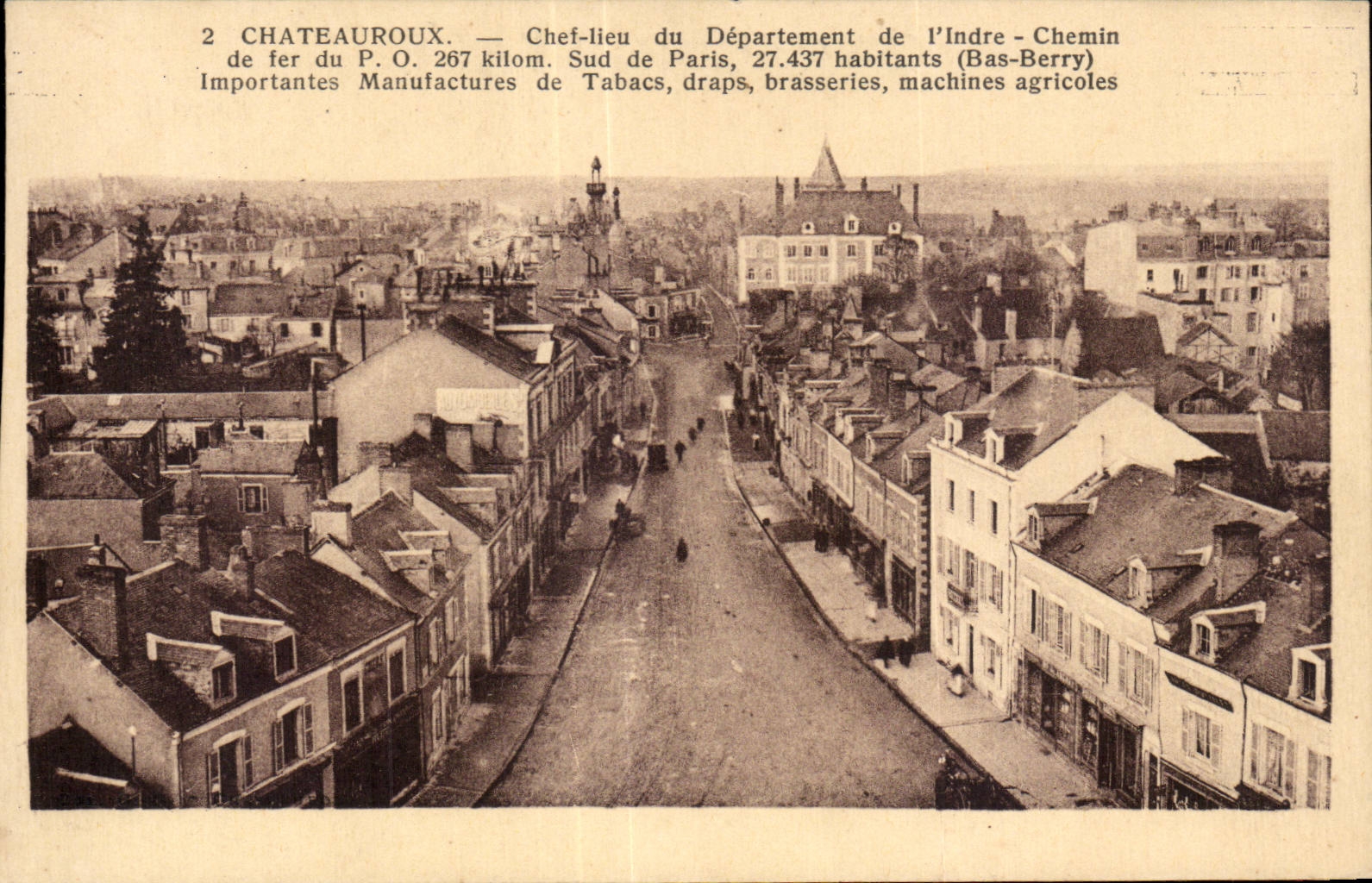 Chateauroux - Chef lieu de Departement de l Indre Chemin - CPA
