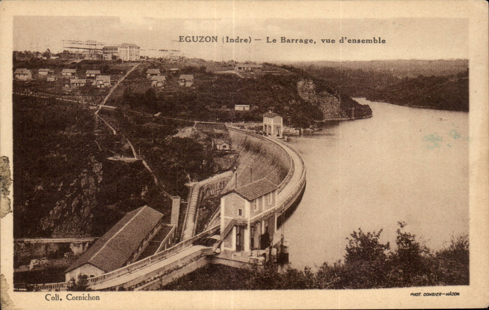 Eguzon - Le Barrage - Vue d Ensemble - CPA