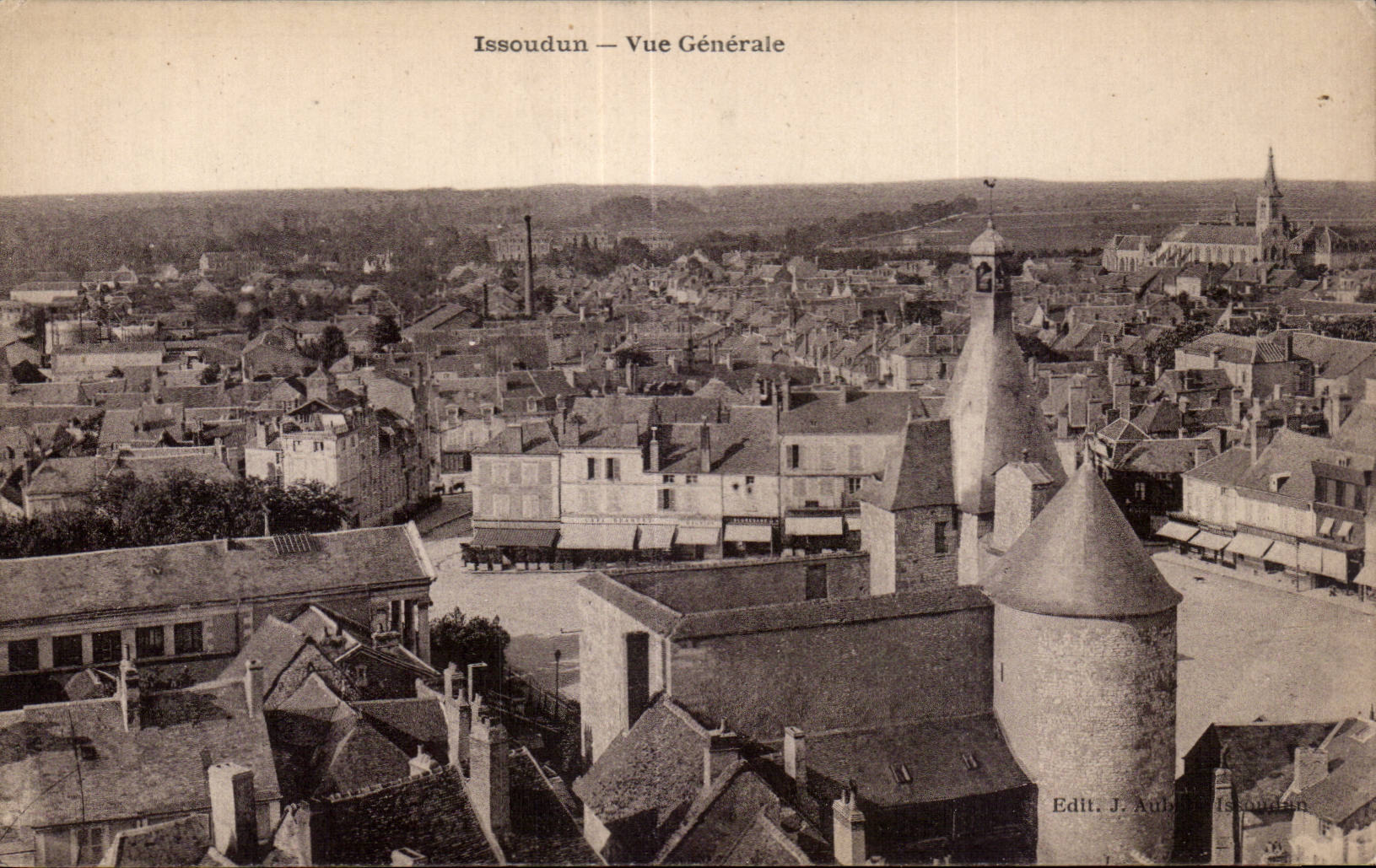 Issoudun - Vue Generale - CPA 