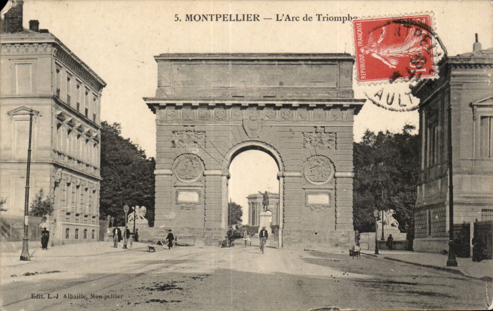 Montpellier - L Arc de Triomphe - CPA