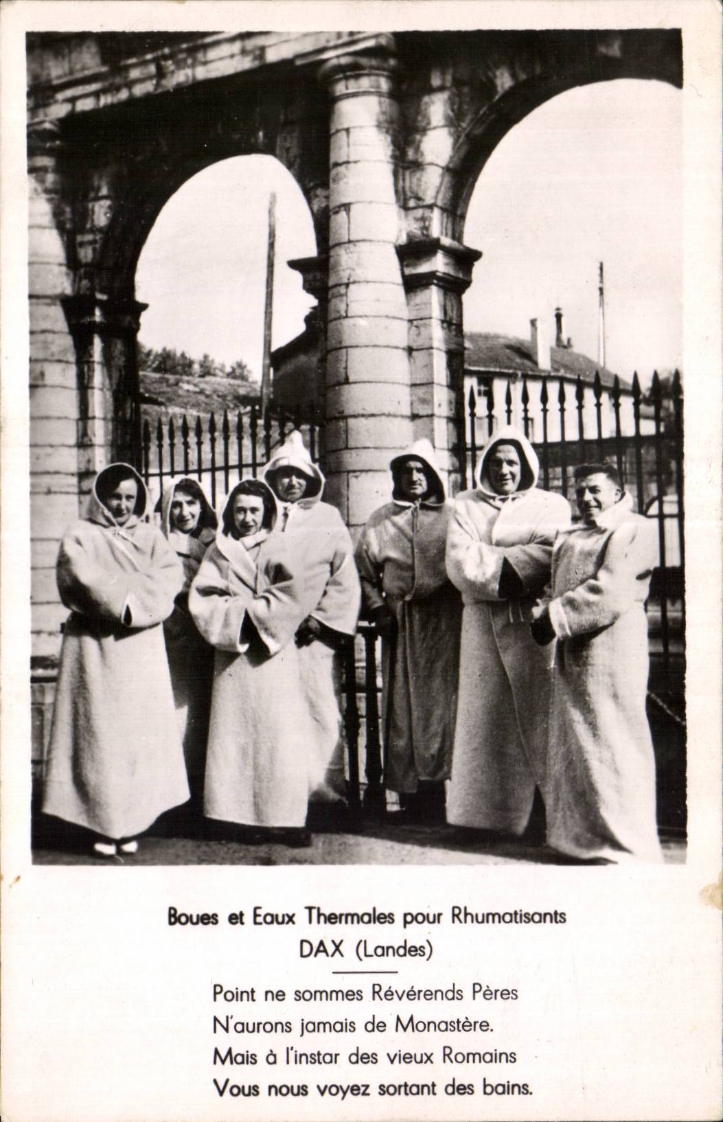 CPSM Dax Muds and thermal springs for rheumatics Monks