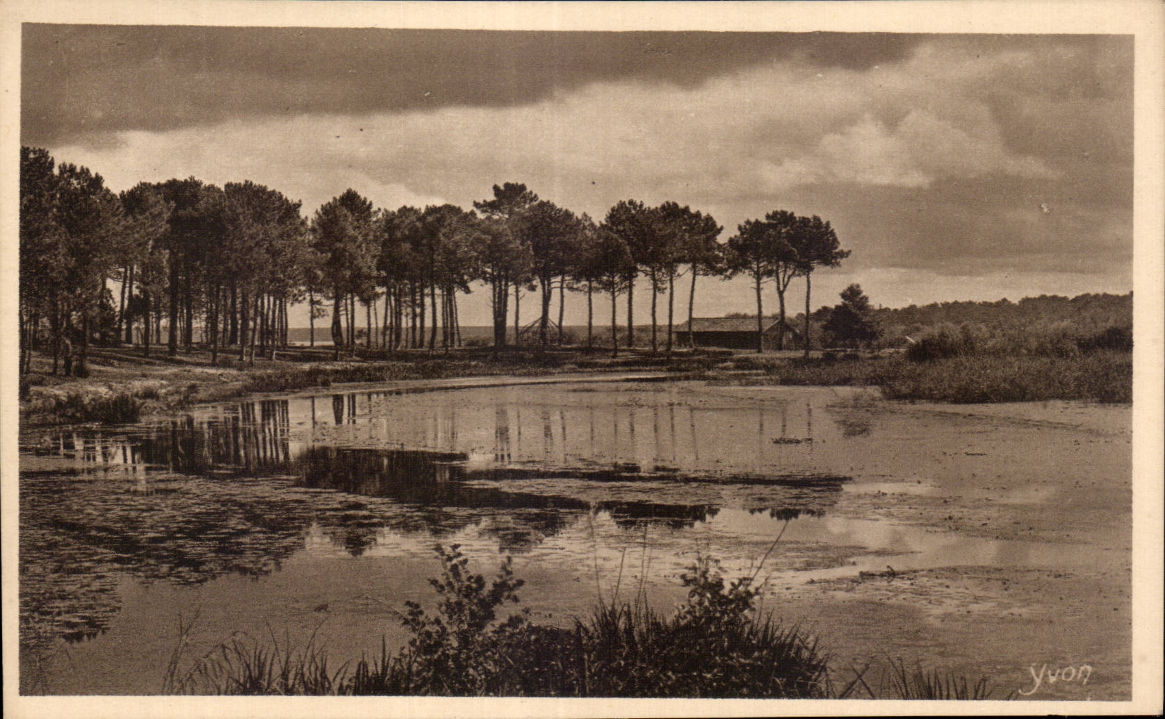 CPA Moors a corner of pond Aureilhan close Mimizan