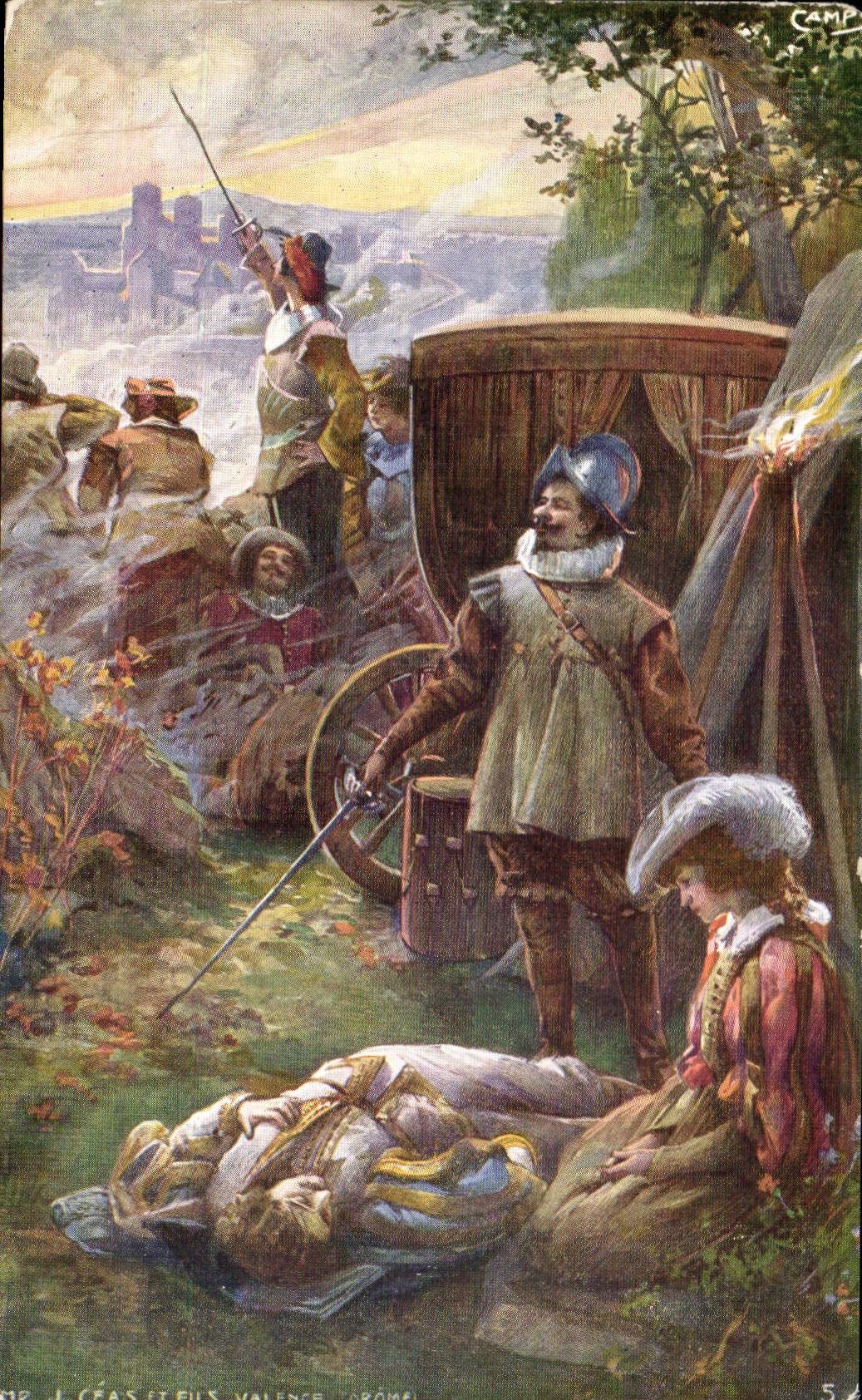 CPA Militaria Cyrano of Bergerac