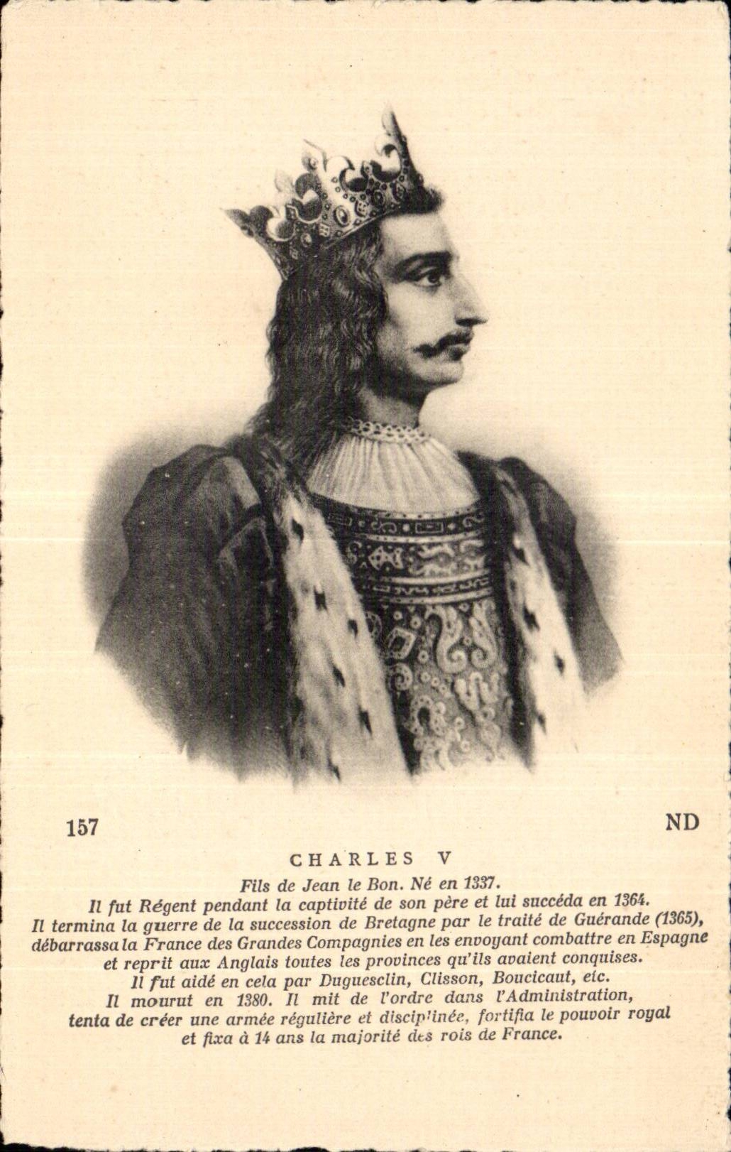 Familles Royales - Royal family - Charles V - CPA