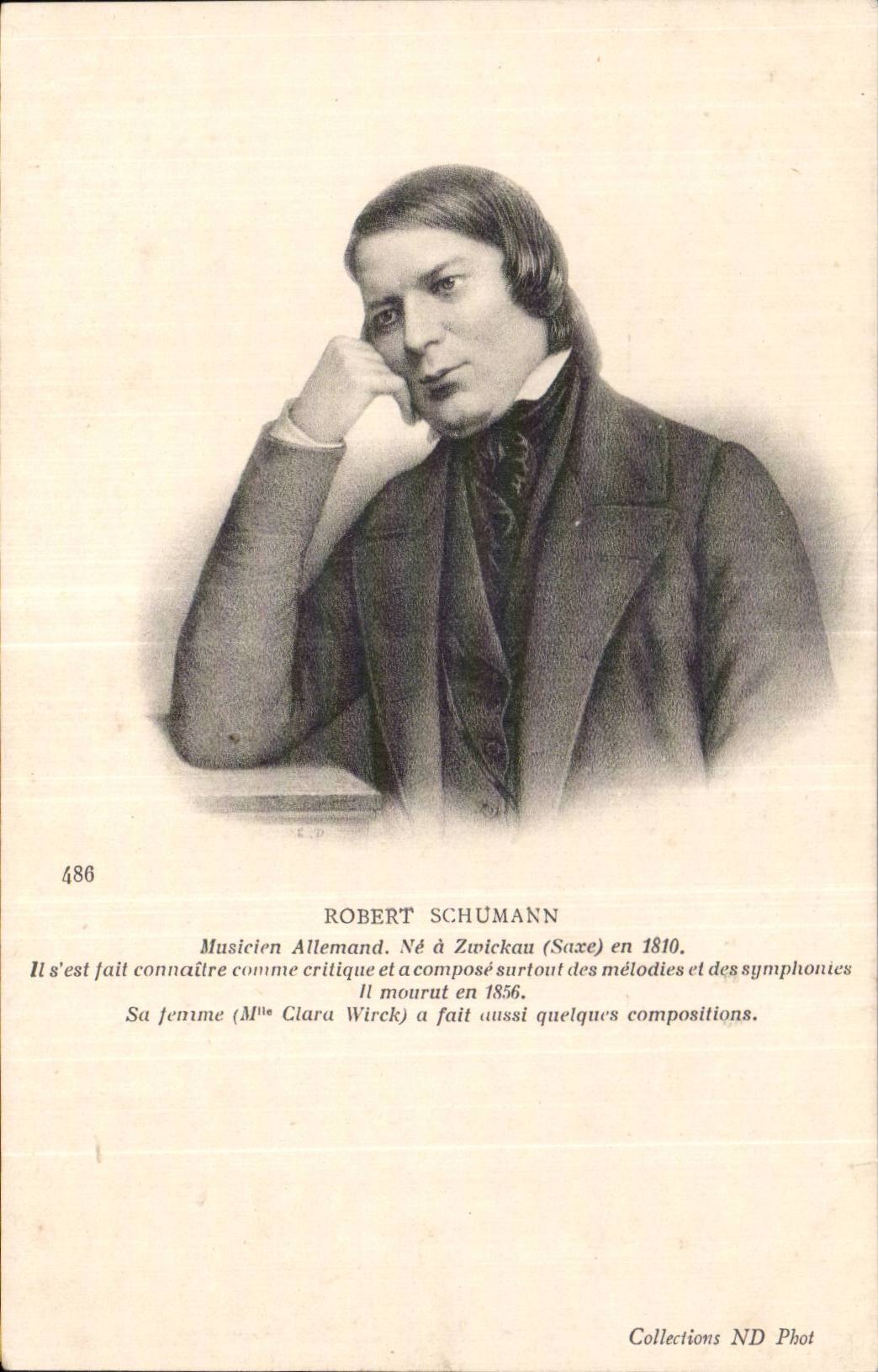 Musica del musico - Roberto Schuman - CPA