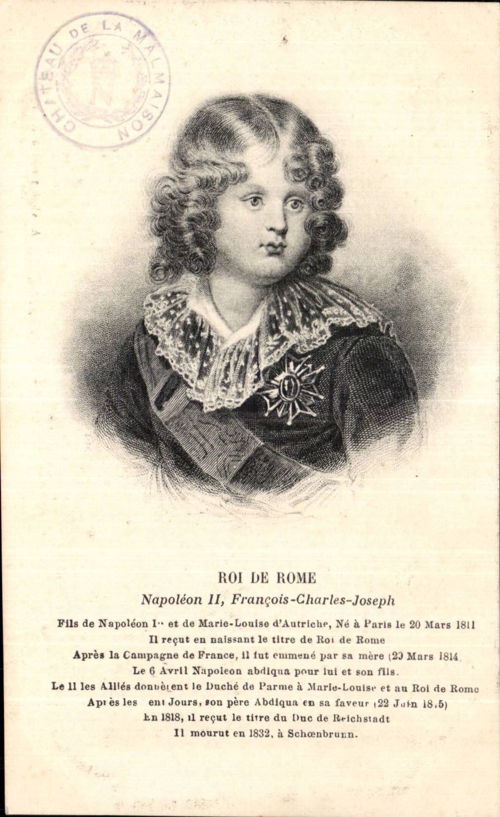 Familles Royales - Royal family - Roi de Rome - Napoleon II - CPA