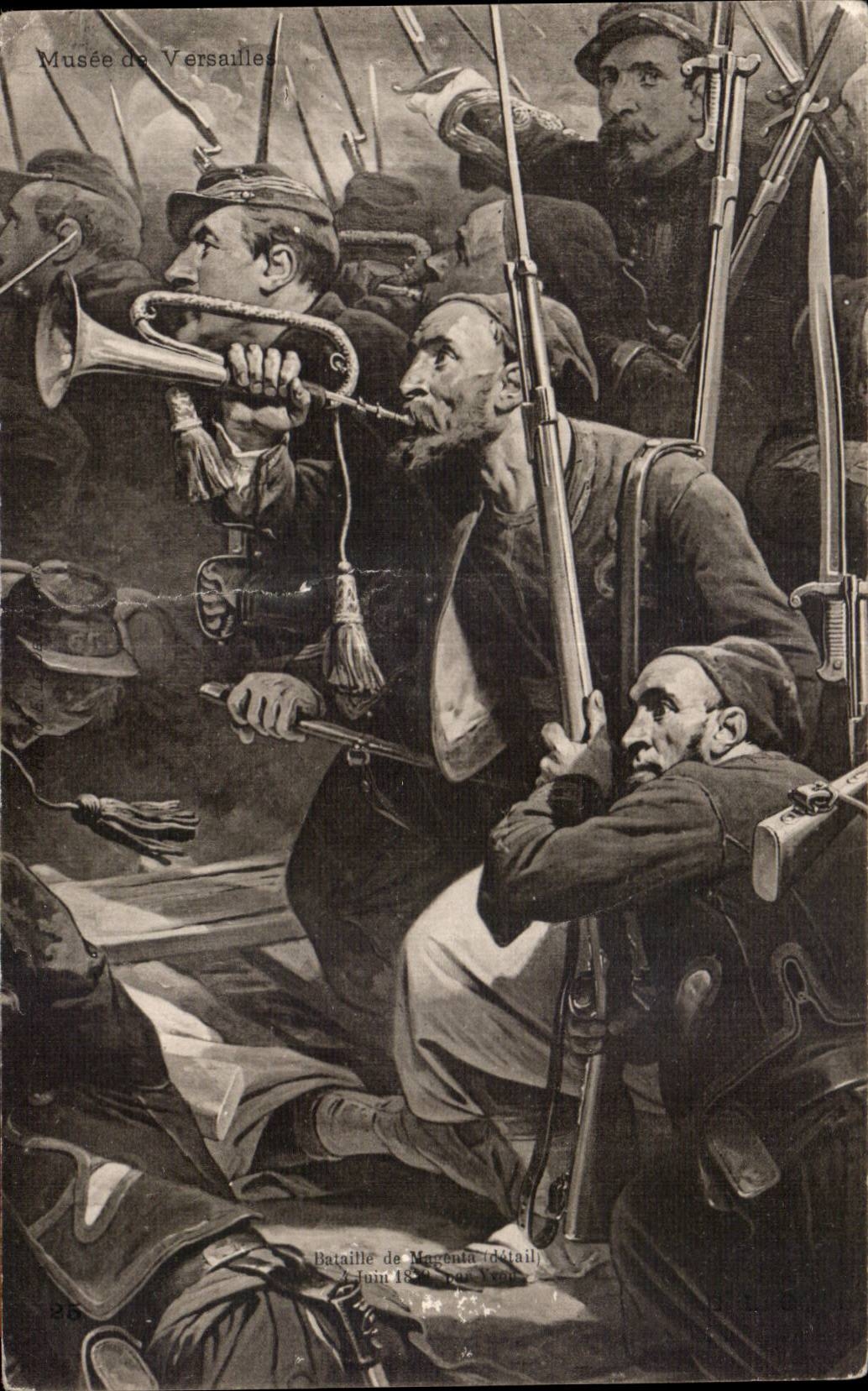 CPA Fantaisie Militaria Soldat Musee de Versailles